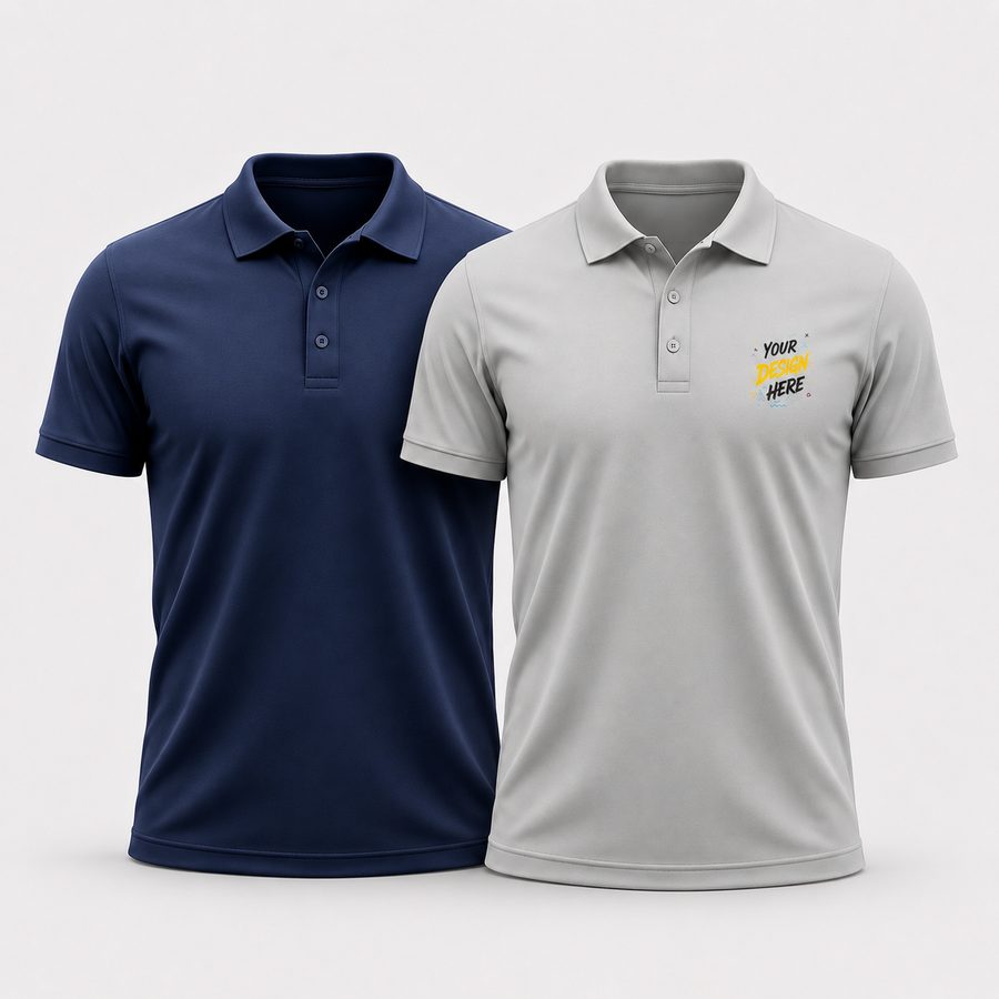 Custom polo shirts for company uniforms and business wear