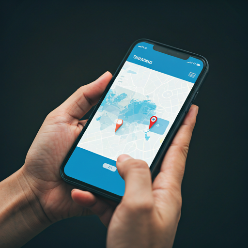 Customer checking parcel tracking on a phone