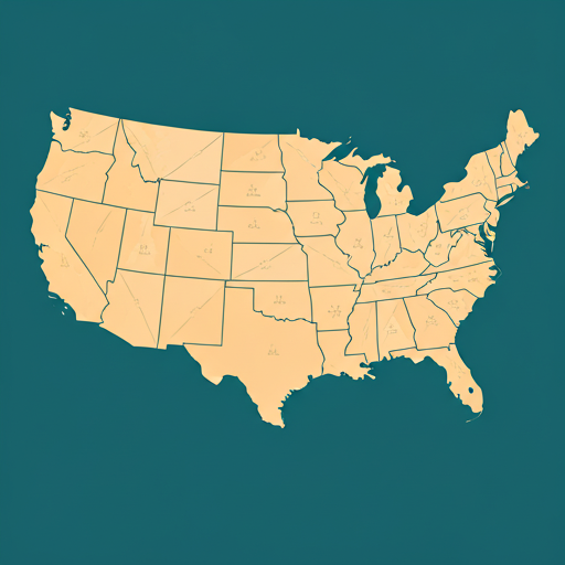 United States shipping coverage map